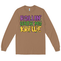 Toasted Coconut rollin with my krewe Long Sleeve Tee - MaliasSmallBusiness