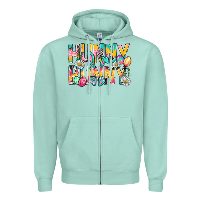 Hunny Bunny Easter Zipper Hoodie by BundleAndBundleShop | Teevron