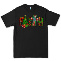 Black christmas faith with cross Premium Tee - CowhideDigitalArt