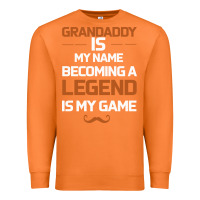 Carrot Grandaddy Is My Name Becoming A Legend Is My Game Premium Sweatshirt - Bettercallsaul