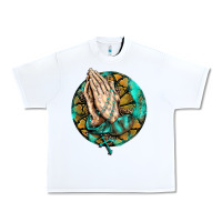 White western praying hands prayer rosary  faith cross Urban Heavy Tee - BarkalooDesign
