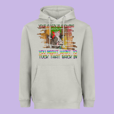 Your Crazy Is Showing Heavyweight Hoodie Designed By Bettercallsaul