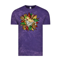 Cloud Purple christmas baby jesus sunflower Vintage Tee - Jasminsmagicworld
