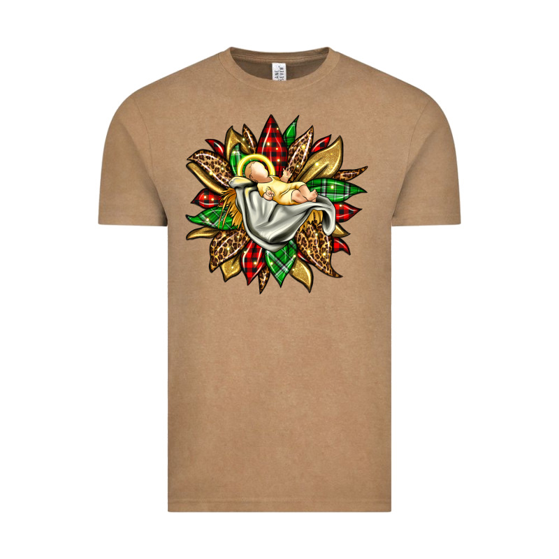 Christmas Baby Jesus Sunflower Vintage Tee by Jasminsmagicworld | Teevron