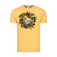 Vintage Mustard christmas baby jesus sunflower Vintage Tee - Jasminsmagicworld