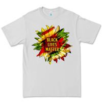 Dove Grey black lives matter sunflower Premium Tee - HRA Design Shop