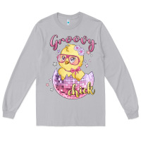 Moon Dust groovy chick easter Long Sleeve Tee - MaliasSmallBusiness