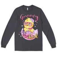 Smoke groovy chick easter Long Sleeve Tee - MaliasSmallBusiness