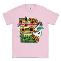 Bubblegum Pink Minnesota State Map Classic Tee - RanaPortraitStore