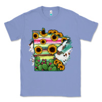 Colony Blue Minnesota State Map Classic Tee - RanaPortraitStore