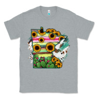 Heather Grey Minnesota State Map Classic Tee - RanaPortraitStore