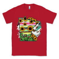 Red Minnesota State Map Classic Tee - RanaPortraitStore