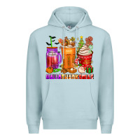 Blue Mist hallothanksmas coffee cups Premium Hoodie - texasbilliewilder