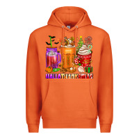 Carrot hallothanksmas coffee cups Premium Hoodie - texasbilliewilder