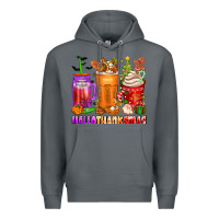 Rock hallothanksmas coffee cups Premium Hoodie - texasbilliewilder