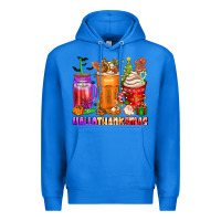 True Royal hallothanksmas coffee cups Premium Hoodie - texasbilliewilder