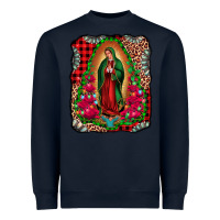 Navy our lady of guadalupe christmas Heavyweight Sweatshirt - Jasminsmagicworld
