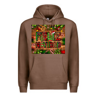 Chestnut feliz navidad Christmas cactus leopard Premium Hoodie - JahusDesignShop