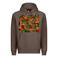Coffee feliz navidad Christmas cactus leopard Premium Hoodie - JahusDesignShop