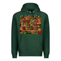 Sports Green feliz navidad Christmas cactus leopard Premium Hoodie - JahusDesignShop