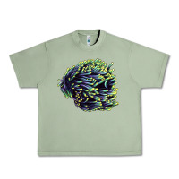 Oil Green Sea Coral Urban Heavy Tee - LillyAllenDesigns