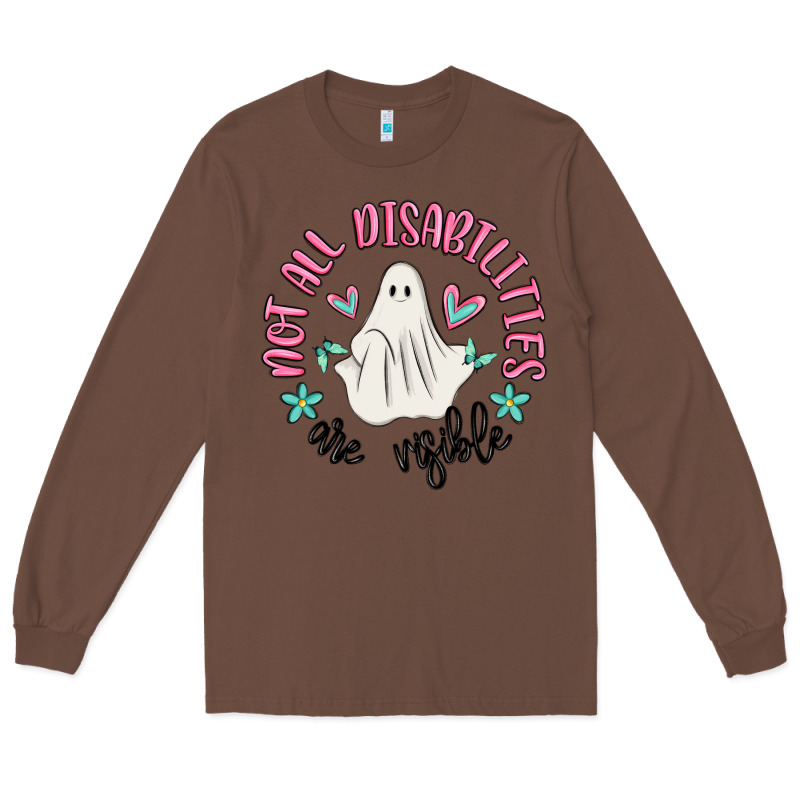 Not All Disabilities Are Visible Long Sleeve Tee by MaliasSmallBusiness | Teevron