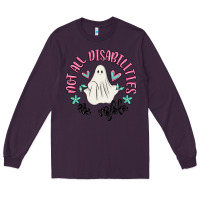 Plum not all disabilities are visible Long Sleeve Tee - MaliasSmallBusiness