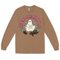 Toasted Coconut not all disabilities are visible Long Sleeve Tee - MaliasSmallBusiness