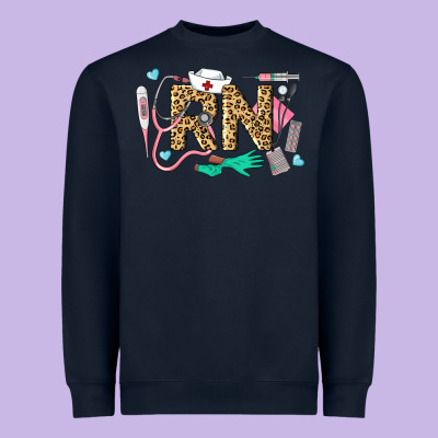 Western Registered Nurse Heavyweight Sweatshirt Designed By Lillyallendesigns