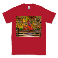 Red Farm Life Rooster Classic Tee - CowhideDigitalArt