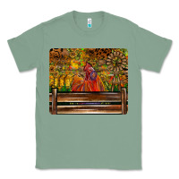 Sage Farm Life Rooster Classic Tee - CowhideDigitalArt