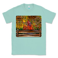 Seafoam Farm Life Rooster Classic Tee - CowhideDigitalArt