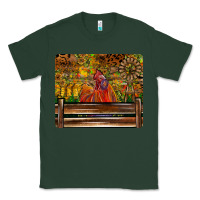 Sports Green Farm Life Rooster Classic Tee - CowhideDigitalArt
