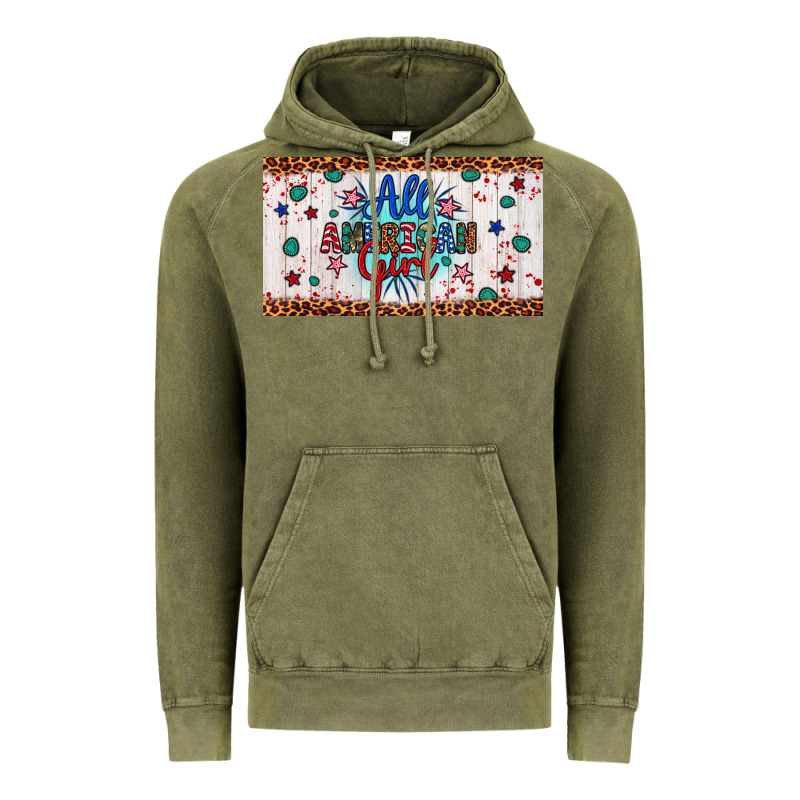 All American Girl Vintage Hoodie by Artiststas | Teevron