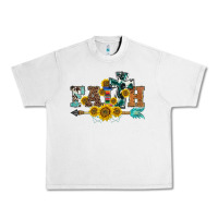 Lunar Rock western faith arrow sunflowers Urban Heavy Tee - BarkalooDesign