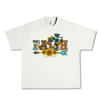 Pistachio western faith arrow sunflowers Urban Heavy Tee - BarkalooDesign