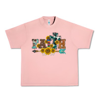 Salmon western faith arrow sunflowers Urban Heavy Tee - BarkalooDesign