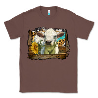 Chestnut charolais heifer with western background Classic Tee - LillyAllenDesigns