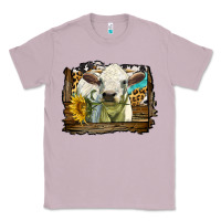 Charolais Heifer With Western Background Classic Tee | Teevron
