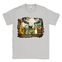 Moon Dust charolais heifer with western background Classic Tee - LillyAllenDesigns