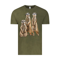 Vintage Olive 3 meerkat Vintage Tee - LillyAllenDesigns