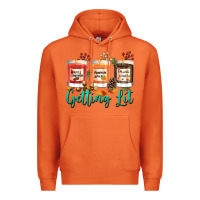 Carrot Candles with Fall Getting Lit Premium Hoodie - texasbilliewilder