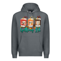 Rock Candles with Fall Getting Lit Premium Hoodie - texasbilliewilder