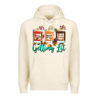 Tofu Candles with Fall Getting Lit Premium Hoodie - texasbilliewilder