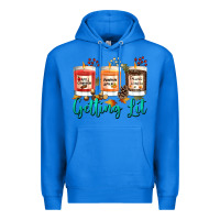 True Royal Candles with Fall Getting Lit Premium Hoodie - texasbilliewilder