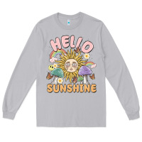 Moon Dust hello sunshine Long Sleeve Tee - MaliasSmallBusiness