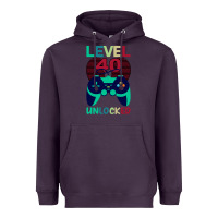 Plum Level 40 Unlocked Heavyweight Hoodie - Bettercallsaul