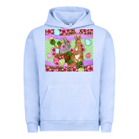 Pigment Grape Ice Easter eggs bunnys basket Urban Hoodie - OliviaCreatesArt