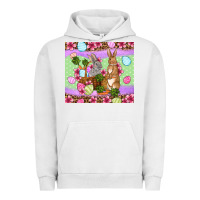 Pigment Lunar Rock Easter eggs bunnys basket Urban Hoodie - OliviaCreatesArt
