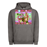 Pigment Tornado Easter eggs bunnys basket Urban Hoodie - OliviaCreatesArt
